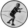 Fencing medal insert