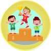 Kids general boy medal insert