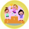 Kids general girl medal insert