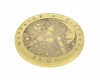 Gold plated brass coin