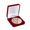 Gold plated brass coin