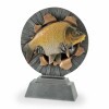 Fish (held in hand) resin sculpture
