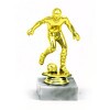 Football (men) golden figure with base