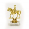Horse riding (dressage) golden figure with base
