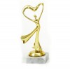 Dance (modern) golden figure with base