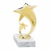 Star golden figure with base