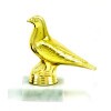 Dove golden figure with base
