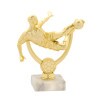 Football (player) golden figure with base