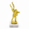 Juggling (doubles) golden figure with base