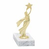 Emilia Award golden figure with base