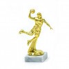 Basketball (men) golden figure with base