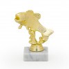 Fish (medium) golden figure with base