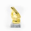 Football (Whistle) golden figure with base