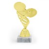 Table Tennis golden figure with base