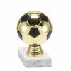 Football Ball gold-black figure with base