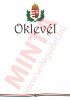 Certificate with Hungarian coat of arms A4