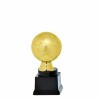 Football Ball on black block base