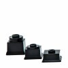 Figure stand black block