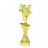 Go-Kart on a gold column stand