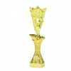 General on a gold column stand