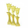 General on a gold column stand
