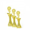 General on a gold column stand
