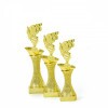 Funny General on a gold column stand