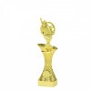 Go-Kart on a gold column stand