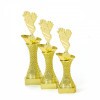 Football Goalkeeper on a gold column stand