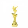 Pigeon (large) on a gold column stand