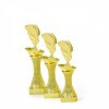 Fish on a gold column stand