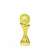 Globe on a gold column stand