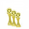 Stars on a gold column stand