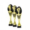 3rd Place on a black/gold trophy