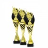 Go-Kart on a black/gold trophy