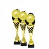 Tennis Ball on a black/gold trophy