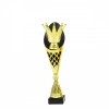 Crown on a black/gold trophy