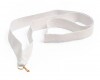 White 22 mm wide medal ribbon