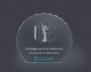 Glass trophy Ria